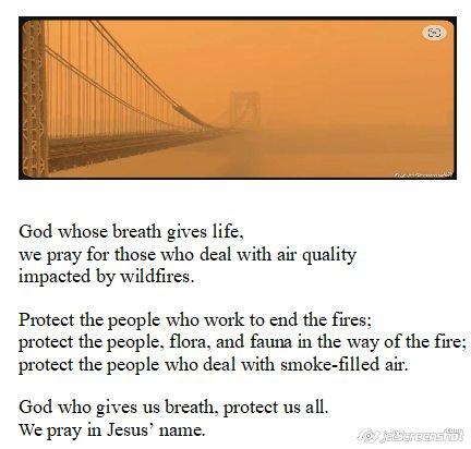 wildfire smoke prayer