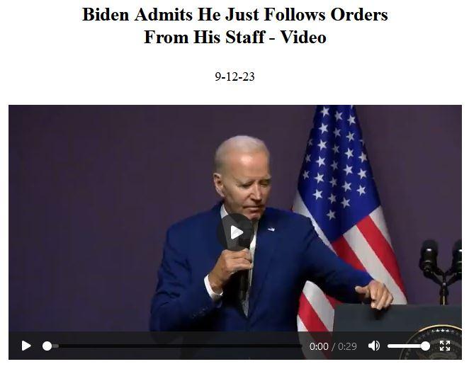 Biden admit