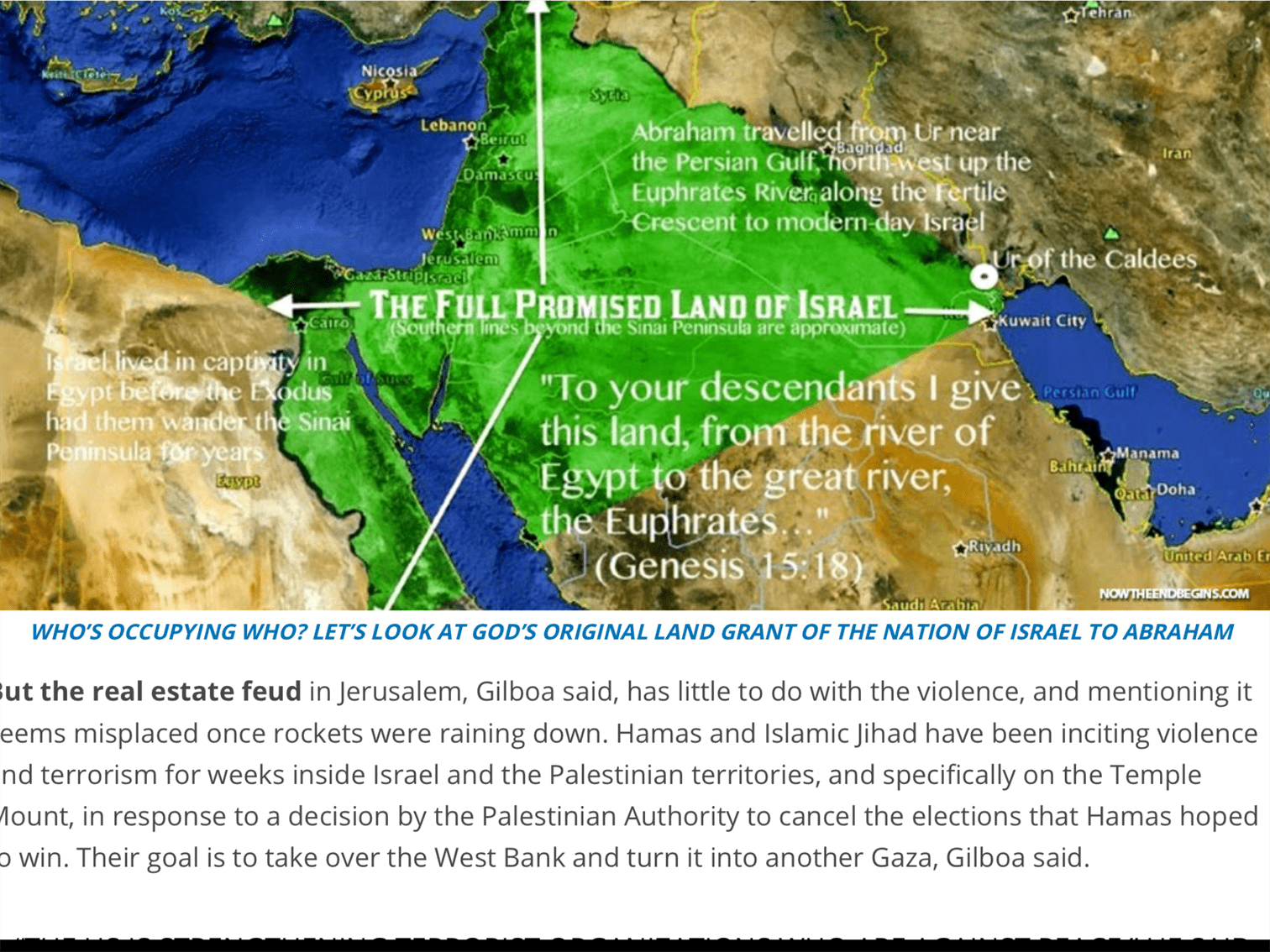 The Full Promised Land Of Israel Rapture In The Air Now