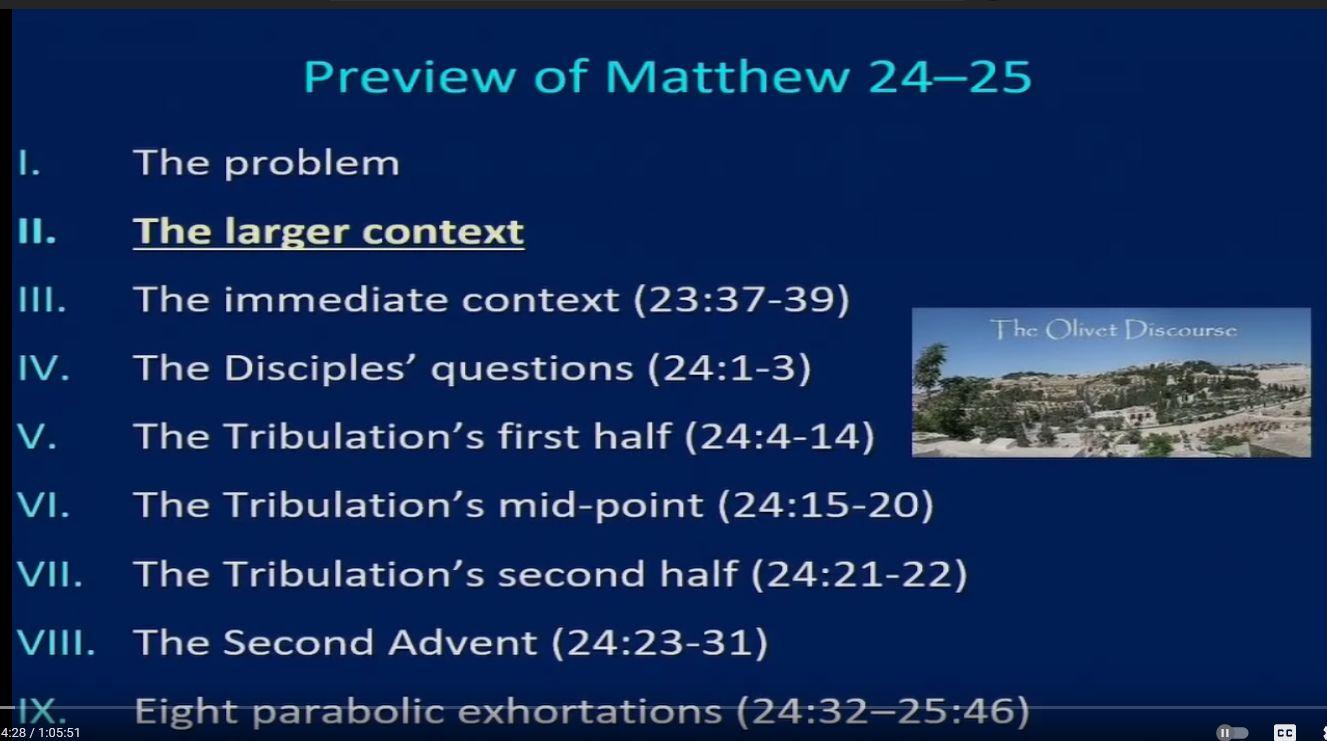 Matthew 24 25 Parts 1