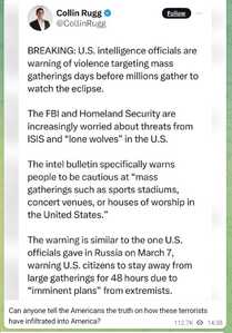 eclipse crowd warning